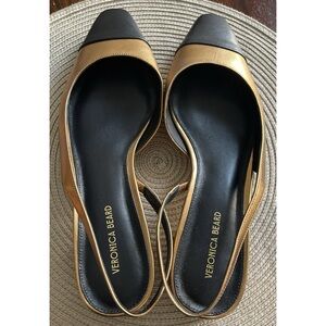 Veronica Beard Cecile half d’Orsy slingback shoe women, size 8.5